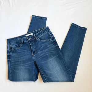 KanCan Midrise Classic Skinny Jeans KC11214CHD medium blue wash size 11 29